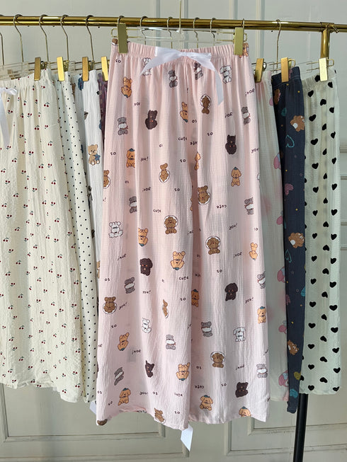 Summer Cute Printed Loose Pyjamas
